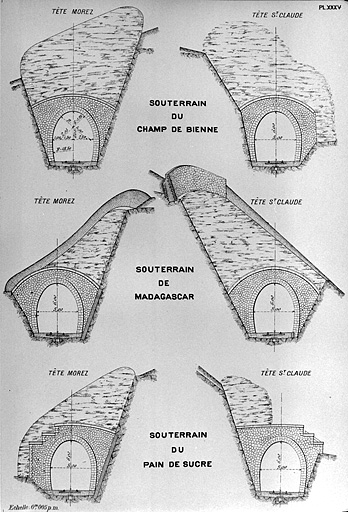 tunnels de la voie ferrée Andelot - La Cluse