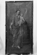 tableau (2, tableau d' autel, en pendant) : Vierge à l' Enfant, saint Jean