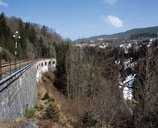 viaduc de Romand (voie ferrée Andelot - La Cluse)