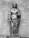 statue de sainte (Catherine d'Alexandrie ?)