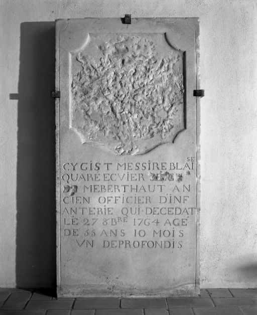 dalle funéraire de Blaise Quarré