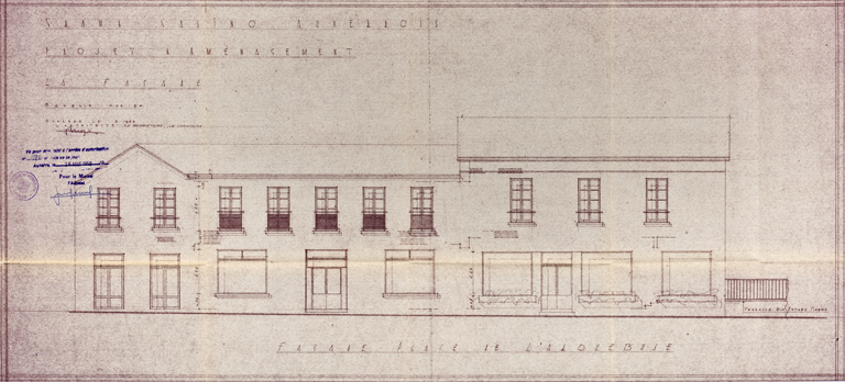 brasserie (restaurant), salle des fêtes et salle de spectacle dite Grand Casino Auxerrois, actuellement cinéma CGR
