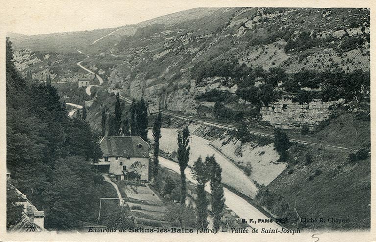 voie ferrée Dole - Salins-les-Bains (ouvrages de la commune de Salins-les-Bains)