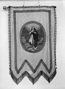 bannière de procession : Vierge de l'Immaculée Conception