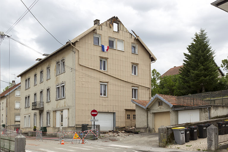 immeuble, atelier de galvanoplastie Haenni, usine d'horlogerie (usine de montres) Froidevaux Frères