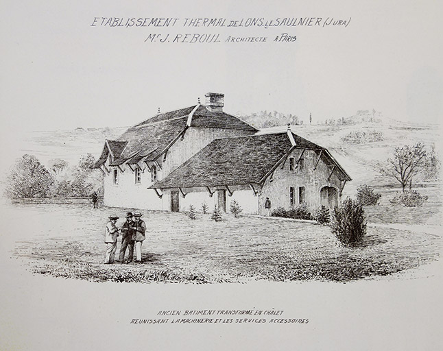 moulin, puis scierie, puis bâtiment des machines de l'établissement thermal, puis immeuble à logements