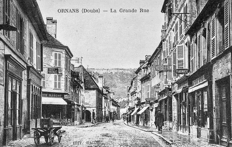 présentation de la commune d'Ornans