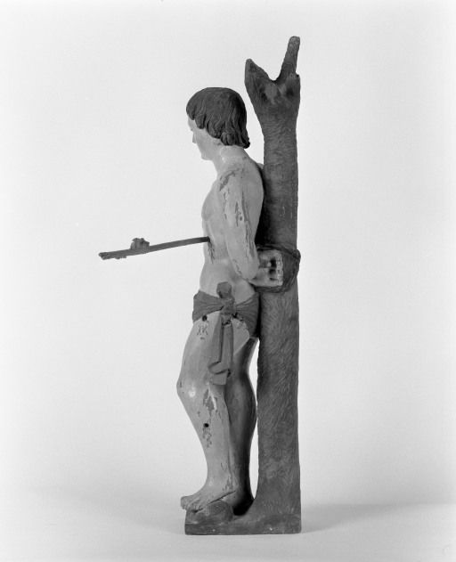 statue (statuette) : saint Sébastien