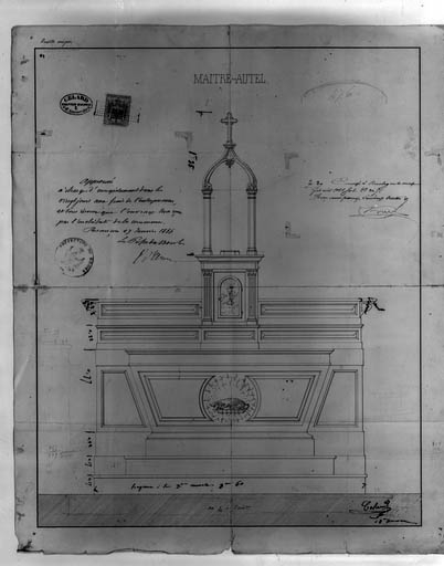 moulin à blé dit moulin Febvre, usine de taille de matériaux de construction dite marbrerie Célard