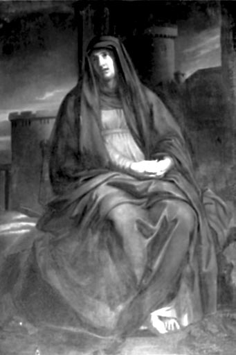 tableau : la Vierge au pied de la Croix
