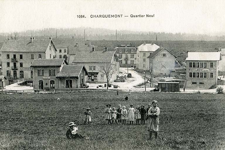 usine d'horlogerie (usine de boîtes de montre) Pagès, puis usine de décolletage et d'emboutissage Pagès et Wittver puis de la Société des Emboutissages perfectionnés