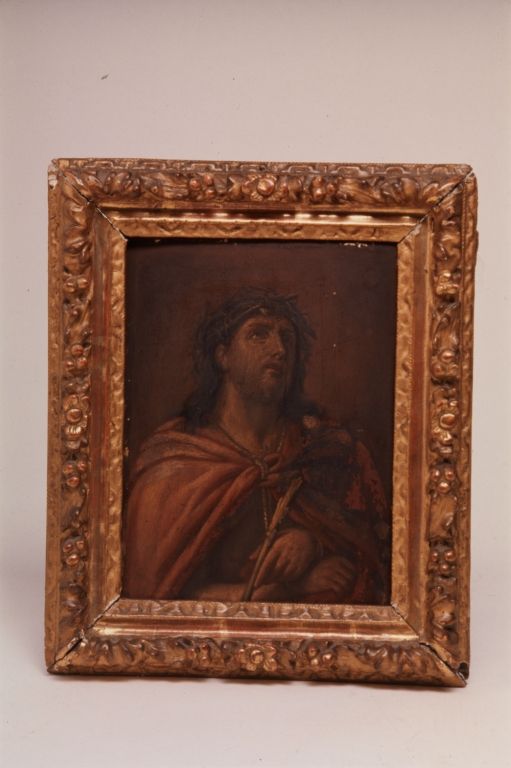 ensemble de 2 tableaux : Ecce Homo, Mater Dolorosa