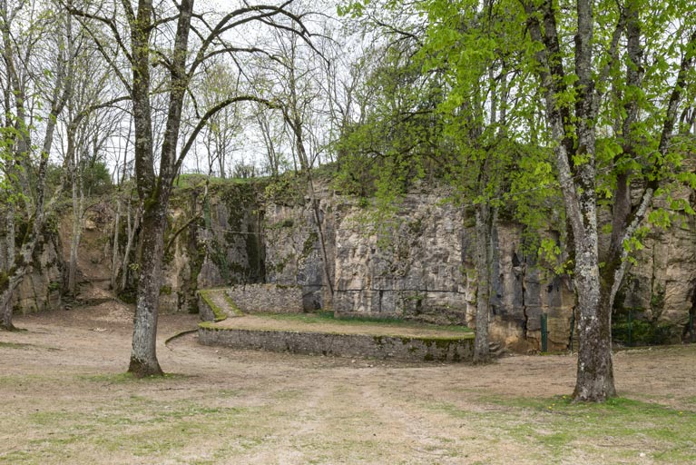 théâtre de plein air dit théâtre des Roches