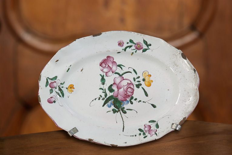 ensemble de deux plats ovales