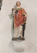 statue (petite-nature) : saint Laurent