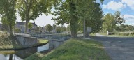 pont routier isolé ; dit pont Jeanne-Rose (canal du Centre)