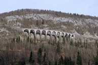 viaduc des Crottes (voie ferrée Andelot - La Cluse)