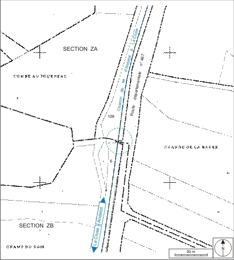 pont ferroviaire (voie ferrée Andelot - La Cluse)