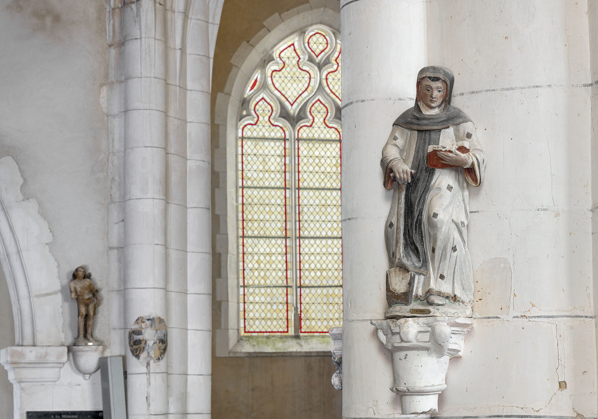 statuette : saint Fiacre