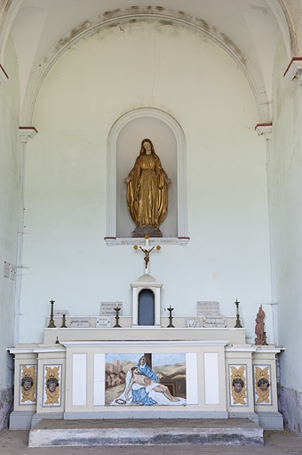 le mobilier de la chapelle Notre-Dame de Montaucivey