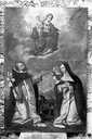 tableau : la Donation du rosaire