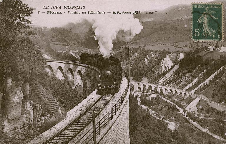 viaduc des Crottes (voie ferrée Andelot - La Cluse)