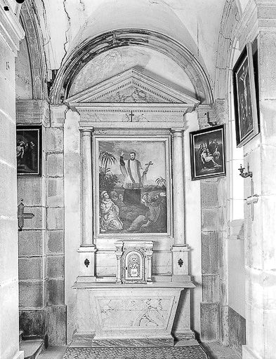 Le mobilier de l'église paroissiale Saint-Sébastien