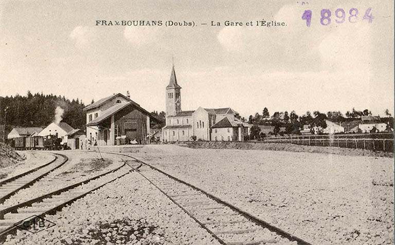 gare de Frambouhans puis usine d'éléments préfabriqués Personeni