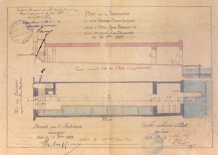 tannerie, actuellement maison, musée Pasteur