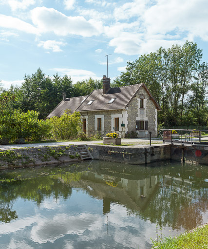 site de l'écluse 80, dite de Preuilly (canal du Nivernais)
