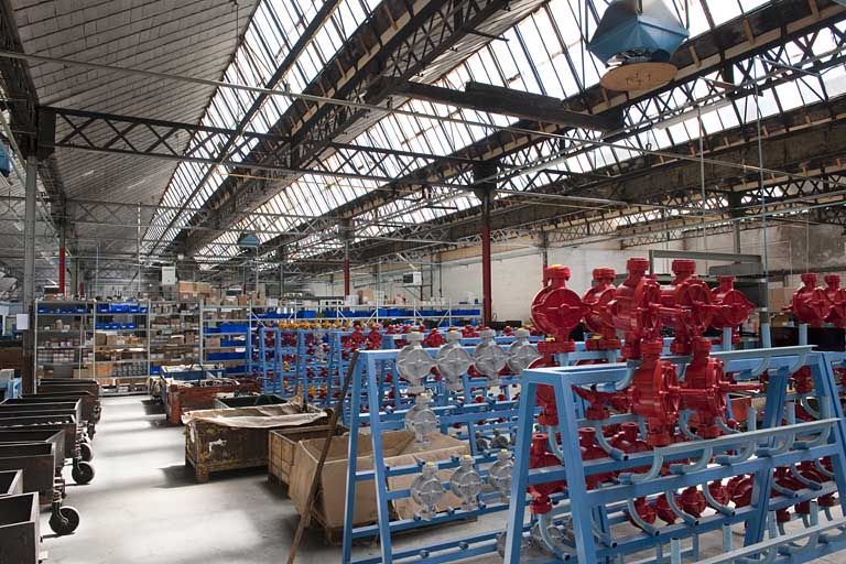 usine de petite métallurgie Japy Frères et Cie dite la Feschotte du Haut, actuellement usine de matériel d'équipement industriel des pompes Japy