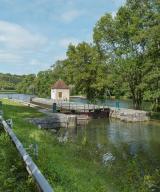 site de l'écluse 77, dite de Toussac (canal du Nivernais)