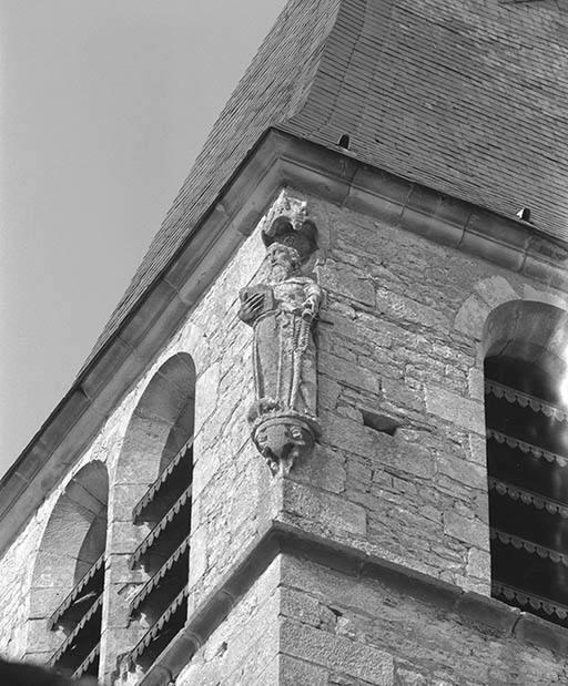 2 statues : Saint Antoine ermite, saint Roch (?)