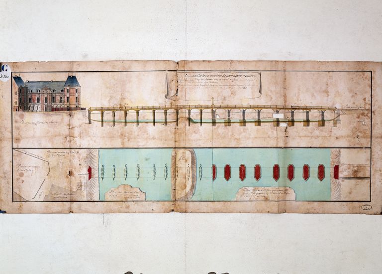 pont sur la Saône (détruit)