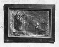 4 tableaux ex-voto : l'Apparition de la Vierge à l'Enfant