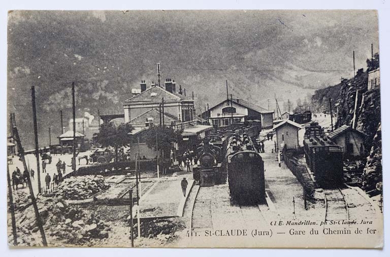 gare de Saint-Claude (voie ferrée Andelot - La Cluse)