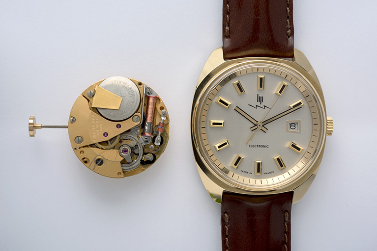 montre-bracelet électromécanique de la gamme Lip Electronic dite montre du Général de Gaulle