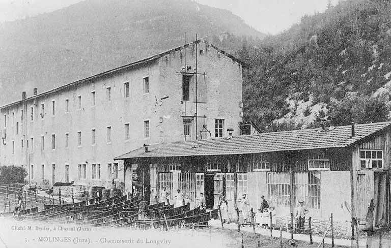 usine de tabletterie (usine de tournerie), chamoiserie