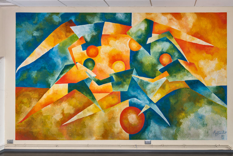 peinture monumentale : Danse et Sport de ballon