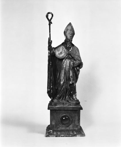 statue-reliquaire : évêque