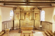 autel, tabernacle et retable du choeur