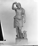 groupe sculpté (petite nature) : saint Jean-Baptiste