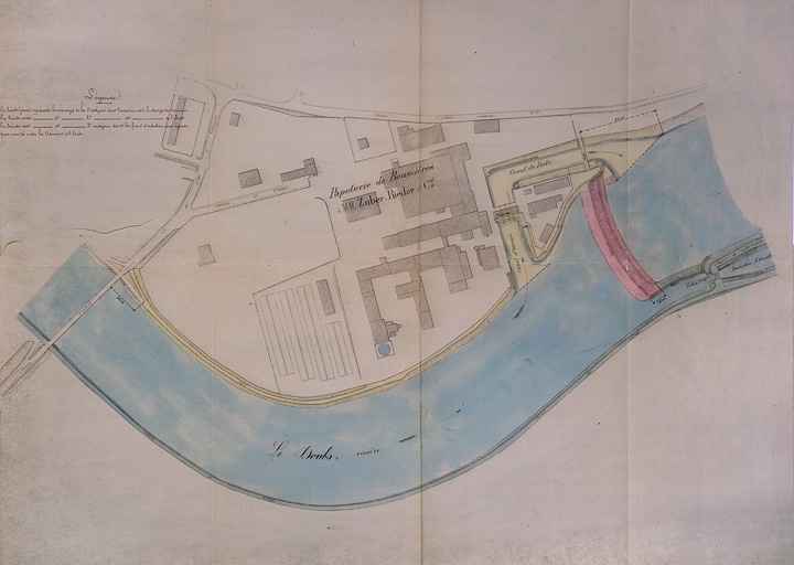 usine de papeterie Zuber Rieder et Cie, actuellement Papeterie Zuber Rieder et centrale hydroélectrique