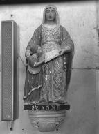 groupe sculpté : L'Education de la Vierge