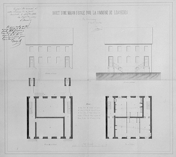 école primaire, actuellement maison