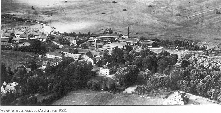 usine de transformation des métaux et aciérie dites forges de Morvillars