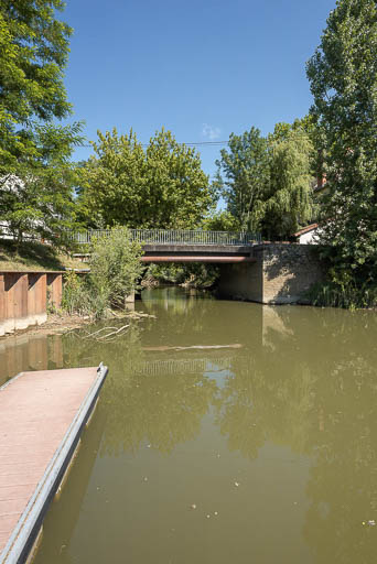 pont routier (la Seille canalisée)