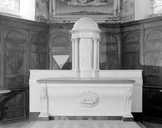 autel, tabernacle, gradin d'autel (ensemble du maître-autel)