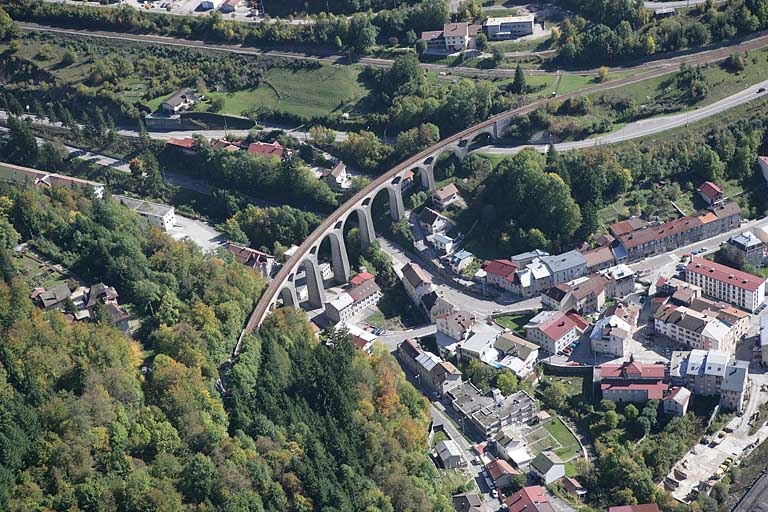 viaduc de Morez (voie ferrée Andelot - La Cluse)