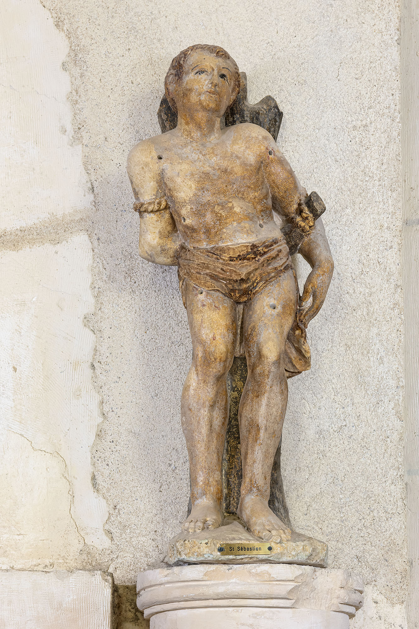 statuette : saint Sébastien